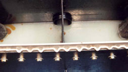 adjustable weir plate