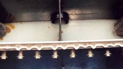 adjustable weir plate