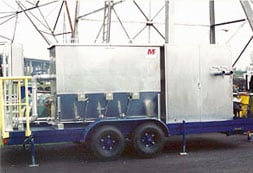 Mobile oily water separators